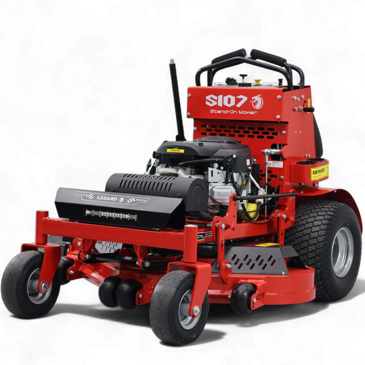Tondeuse autoportée LEZARD S107 conducteur debout 27cv Briggs&Stratton 810cc 107cm Stand On