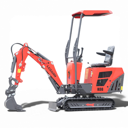 LEZARD K08 minipelle 800kg diesel monocylindre