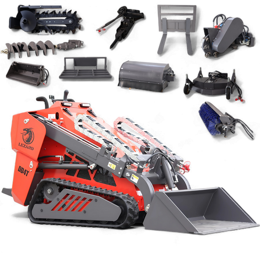 Chargeuse télescopique skid LEZARD KUBOTA DD4T à chenilles porte-outils diesel