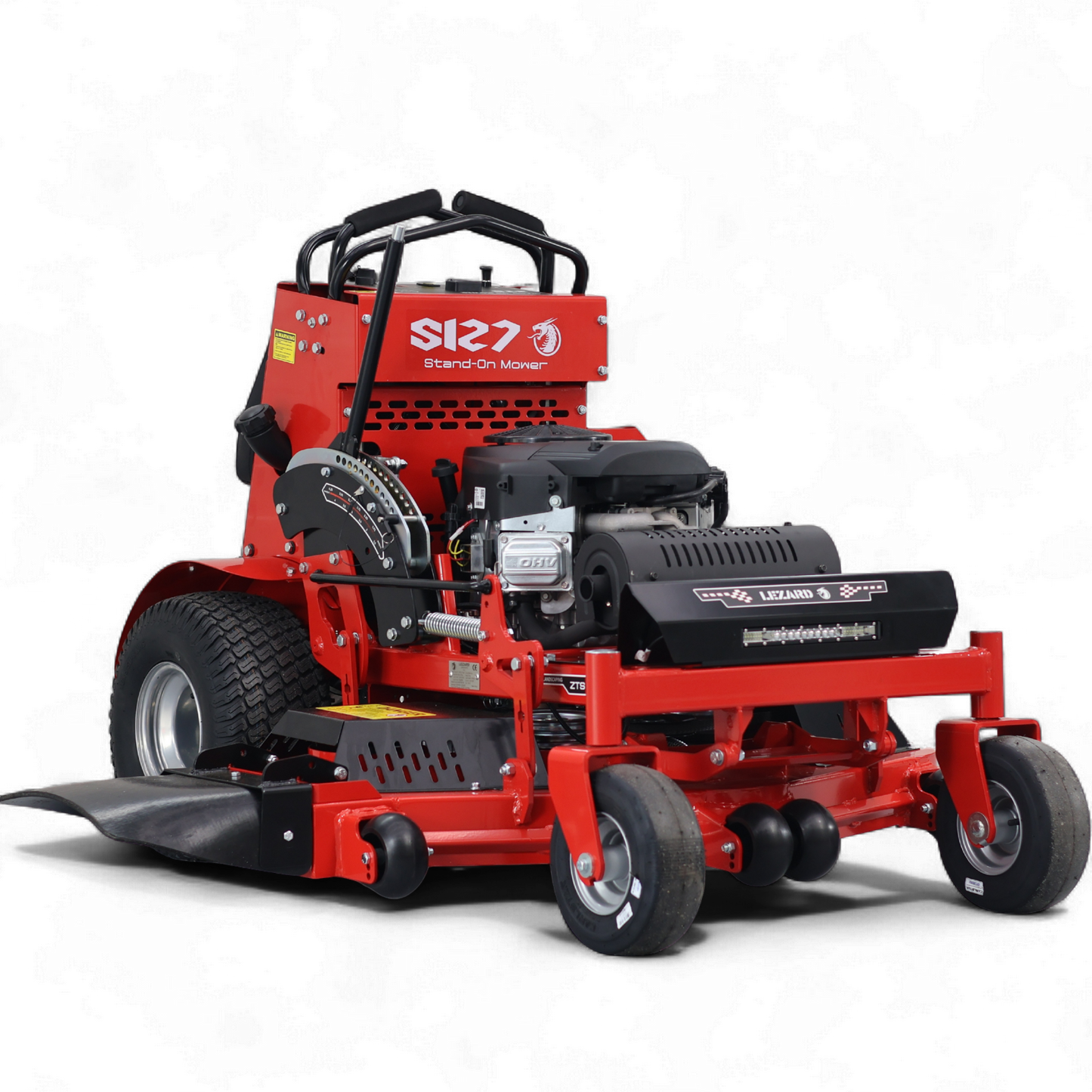 Tondeuse autoportée LEZARD S127 Briggs&Stratton 27CV 810cc 127cm conducteur debout Stand On