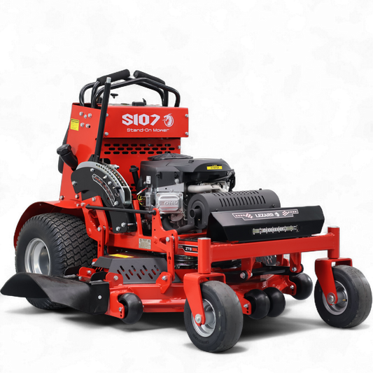 Tondeuse autoportée LEZARD S107 conducteur debout 27cv Briggs&Stratton 810cc 107cm Stand On