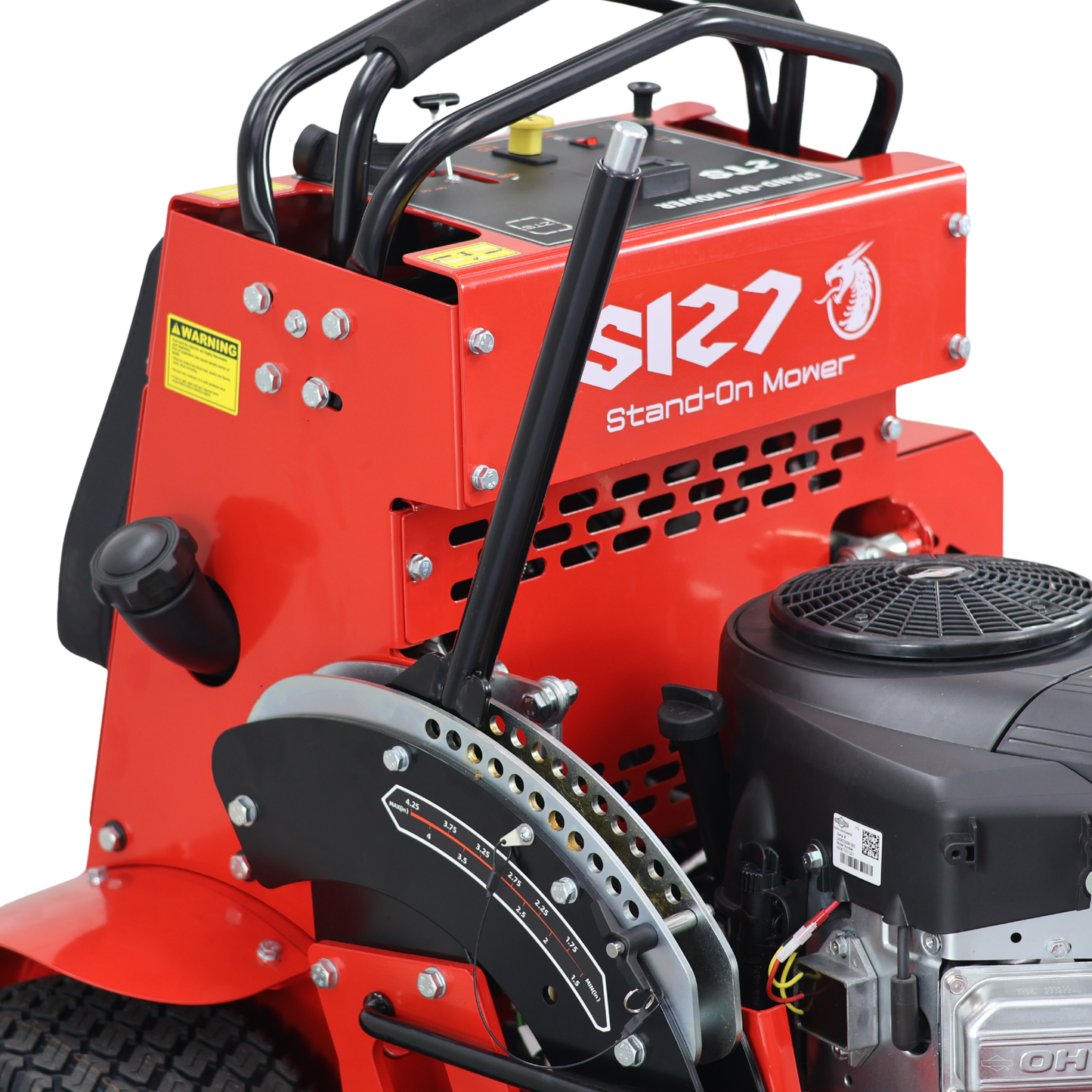 Tondeuse autoportée LEZARD S127 Briggs&Stratton 27CV 810cc 127cm conducteur debout Stand On